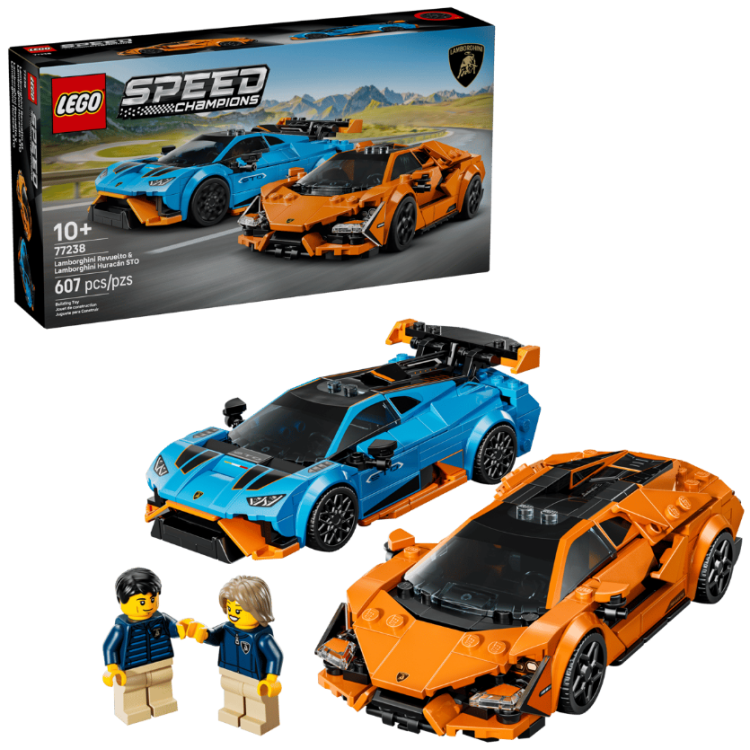 LEGO Speed Champions – Lamborghini Revuelto a Huracán STO